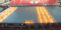 BMO Field, Toronto with growlights